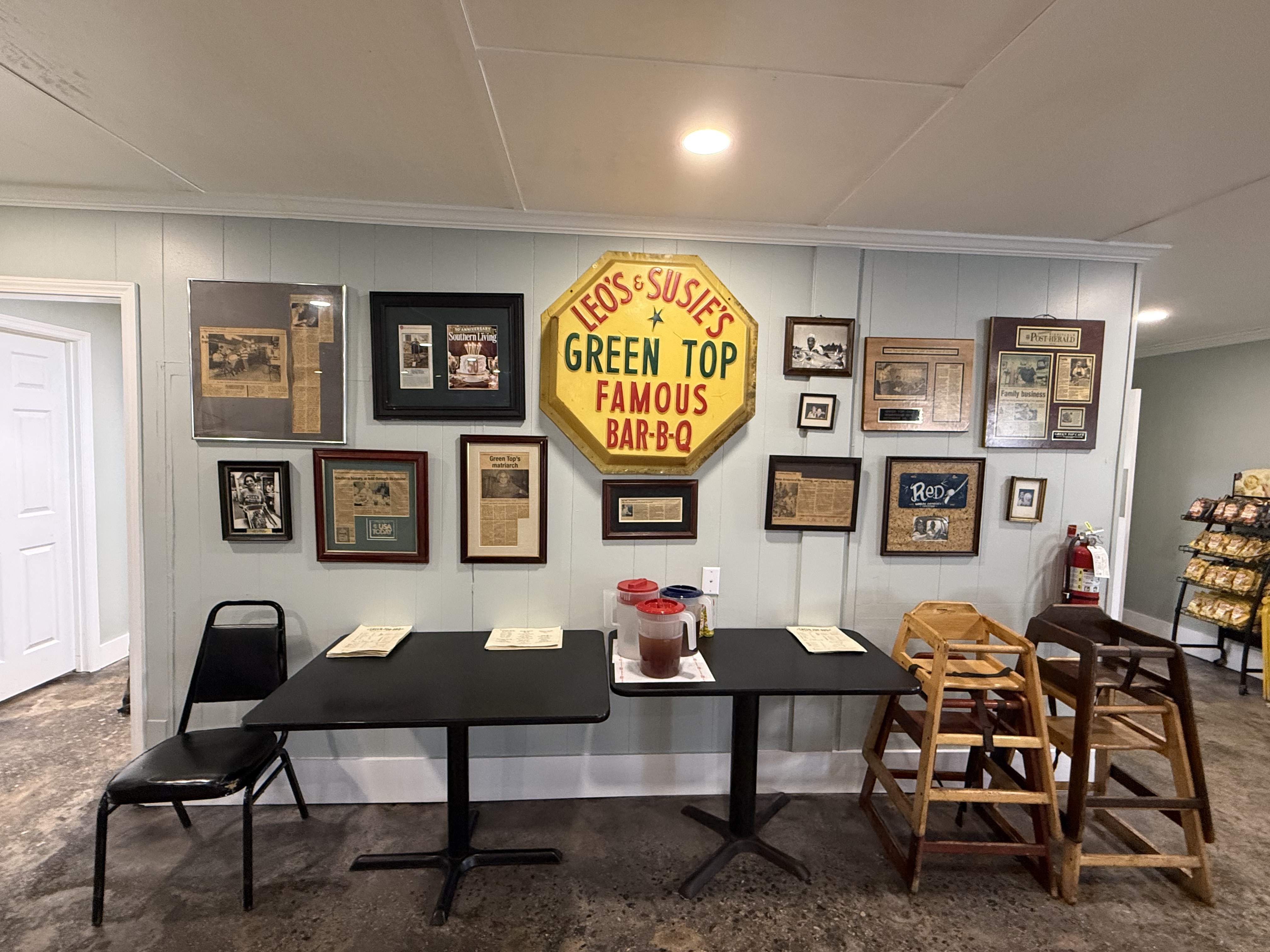 Dining Room — Memorabilia Wall